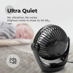 OCOOPA - USB ventilátor, malý, tichý a výkonný...