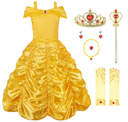 JerrisApparel - kostýmové šaty Princess Belle Carnivals 140